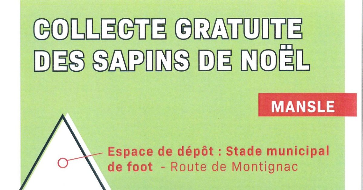 Collecte des sapins de Noël — Liège