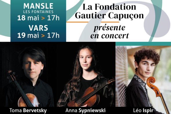 logo Fondation Gautier Capuçon : Concert du 18 mai